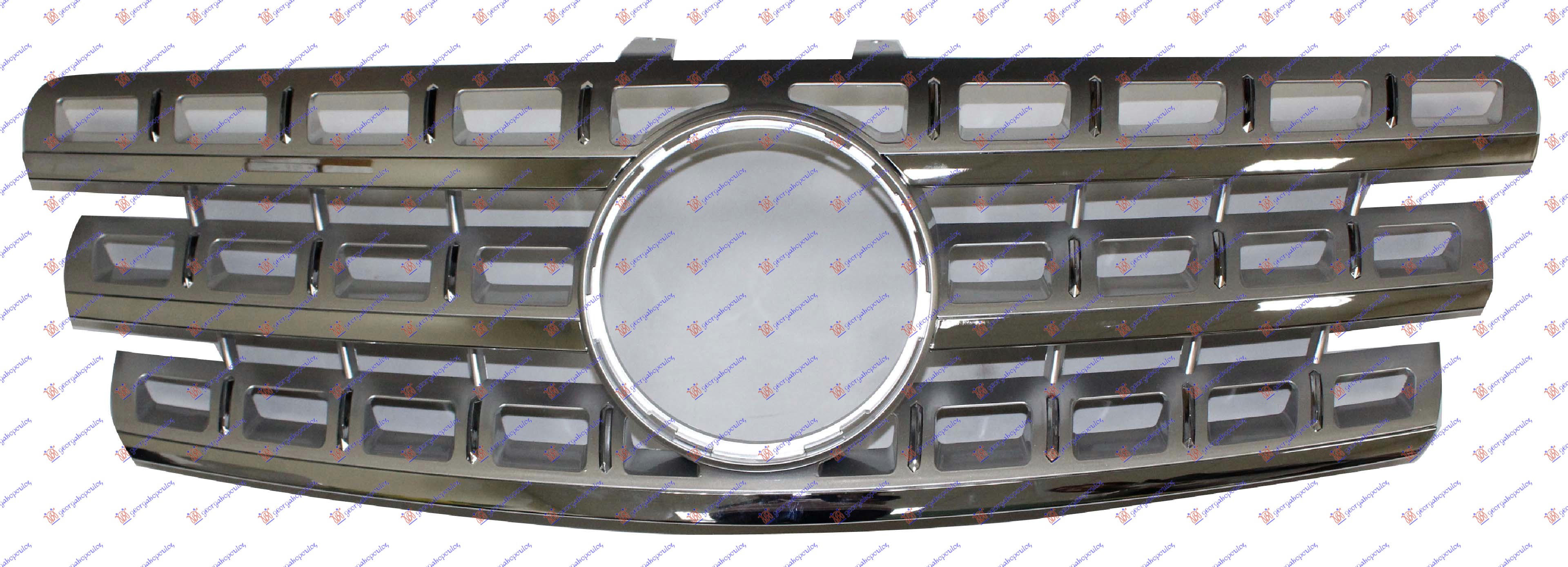 Mercedes ml (w164) 05-11 PVC MASKA HROM/SIVA 08-