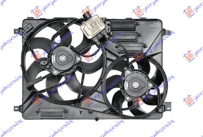 Land rover freelander 07-14 VENTILATOR (DUPLI) KOMPLET (3.2 BENZIN - 2.2 DIZEL)