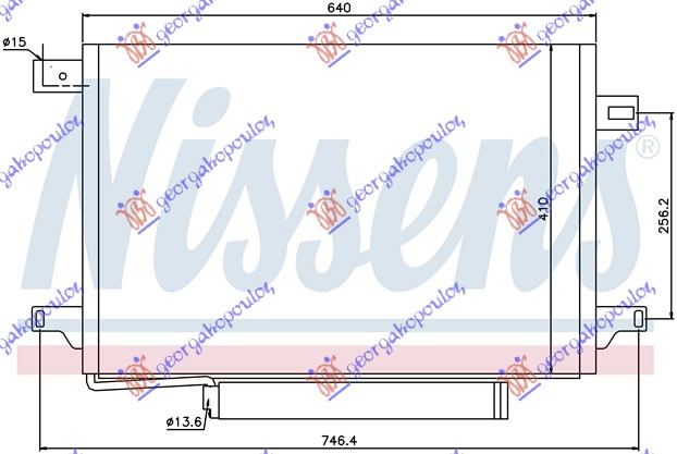 Mercedes sprinter 209-524 (w906) 06-13 HLADNJAK KLIME DIZEL (60x41x12) (BUS)