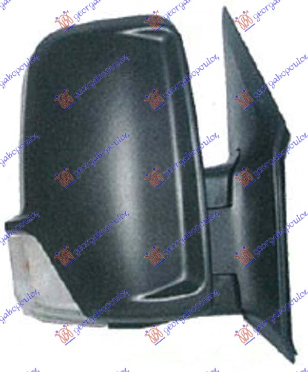 Vw crafter 2006-2017 (2e/2f) RETROVIZOR ELEKTRICNI (MIGAVAC) -2009 (A KVALITET) (KONVEKSNO STAKLO)