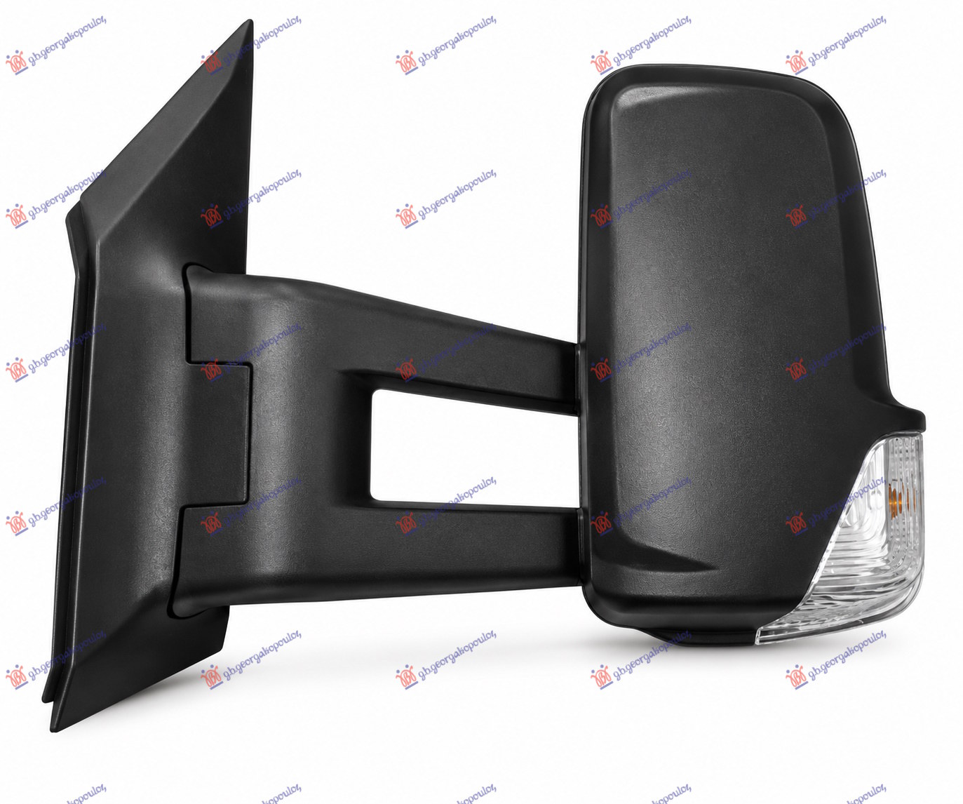 Mercedes sprinter 210-519 2013-2018 (w906) RETROVIZOR ELEKTRICNI SA GREJACEM SREDNJI (MIGAVAC) (MRTAV UGAO) (KONVEKSNO STAKLO) (6 PIN) 2009-