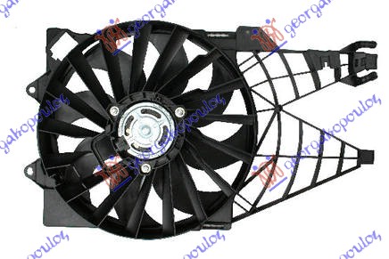 Fiat linea 07-13 VENTILATOR KOMPLET 1.4 T-JET -1.3-1.6JTD