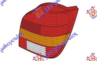 Ford fiesta iii 90-95 STOP LAMPA KOMPLET