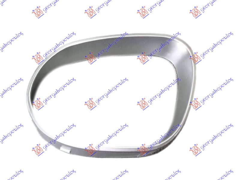 Porsche cayenne 2003-2010 (9pa) OKVIR IZDUVNE CEVI AUSPUHA HROM