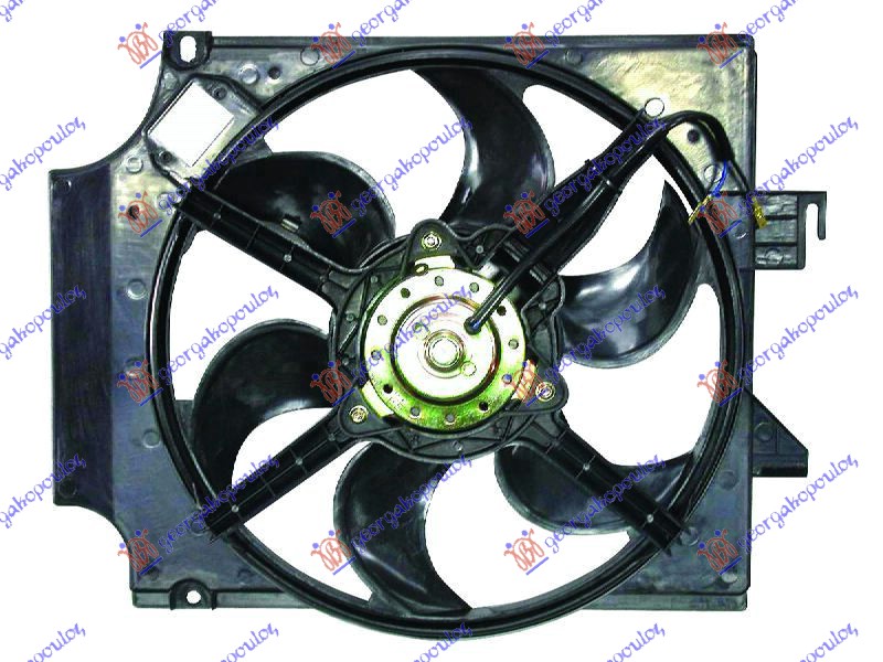 Ford transit 95-00 VENTILATOR KOMPLET (+A/C) 2.0 BENZIN