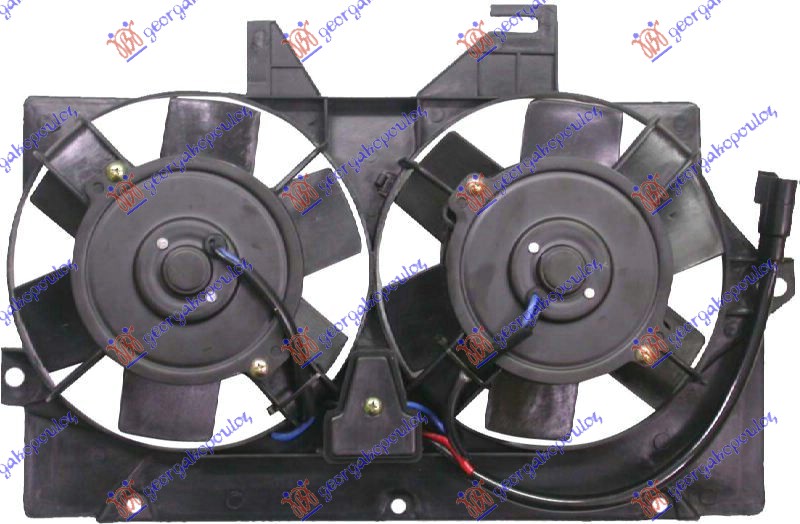 Ford transit 95-00 VENTILATOR KLIME (DUPLI) KOMPLET (BENZIN-DIZEL)