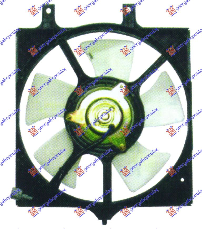 Nissan primera (p11) 96-99 VENTILATOR A/C KOMPLET BENZIN