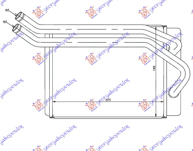 Hyundai santa fe 00-05 GREJAC KABINE (B) (+/-AC) (205x166)