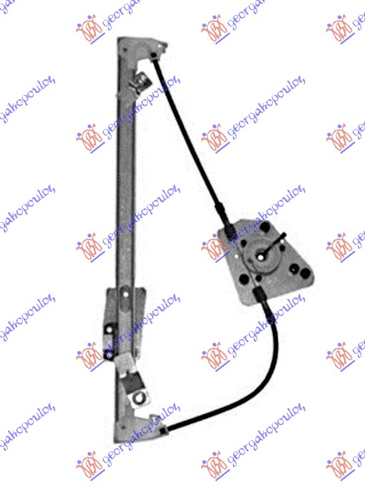 Hyundai santa fe 2000-2005 (sm) PODIZAC ZADNJEG PROZORA ELEKTRICNI (BEZ MOTORA)