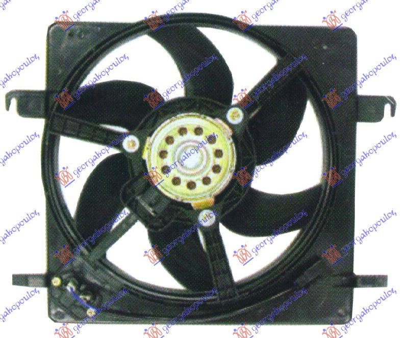 Ford ka 97-08 VENTILATOR KOMPLET BENZIN +A/C