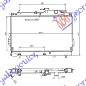 Hyundai matrix 01-08 HLADNJAK MOTORA 1.5 CRDi +/-AC (36x62.4)