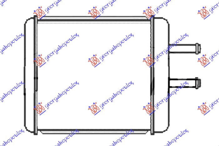 Kia sportage 95-04 GREJAC KABINE 2.0 BENZIN - 2.0 DIZEL (158x162)