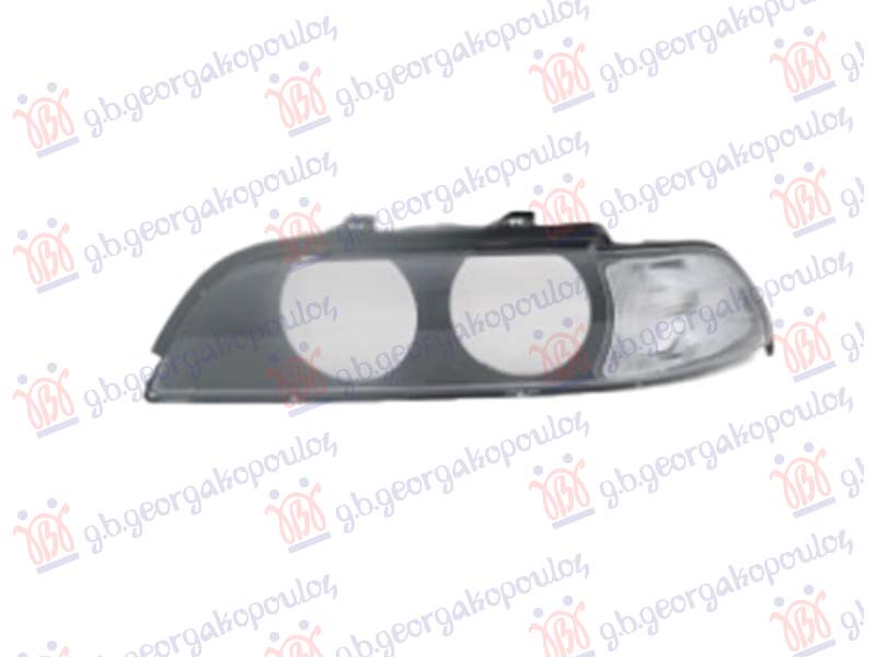 Bmw series 5 1996-2002 (e39) STAKLO FARA ZUTI MIGAVAC