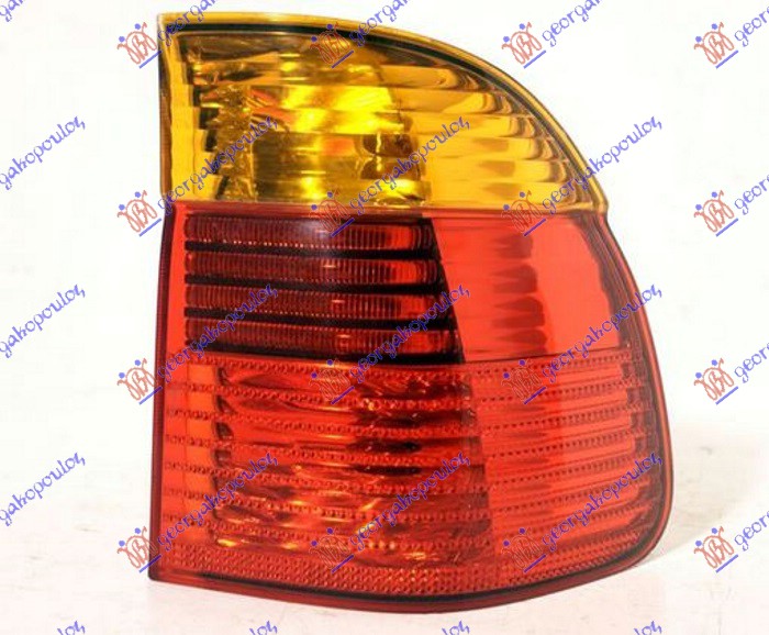 Bmw series 5 (e39) 96-02 STOP LAMPA SPOLJNA (CRVENO-ZUTA)(KAR)00-