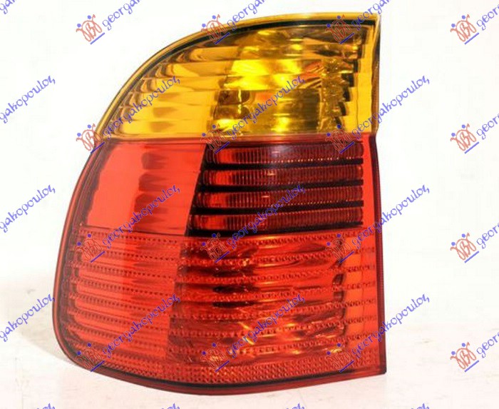 Bmw series 5 (e39) 96-02 STOP LAMPA SPOLJNA (CRVENO-ZUTA)(KAR)00-