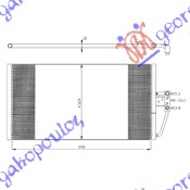 Bmw series 5 (e39) 96-02 HLADNJAK KLIME  2.0-2.5-3.0DIZEL(59x32.5