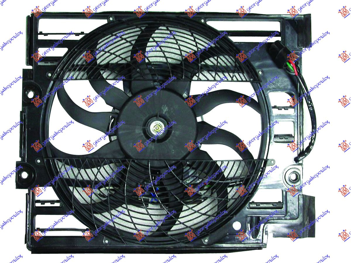 Bmw series 5 (e39) 96-02 VENTILATOR KLIME (BENZIN/DIZEL) -98 (4 PIN)