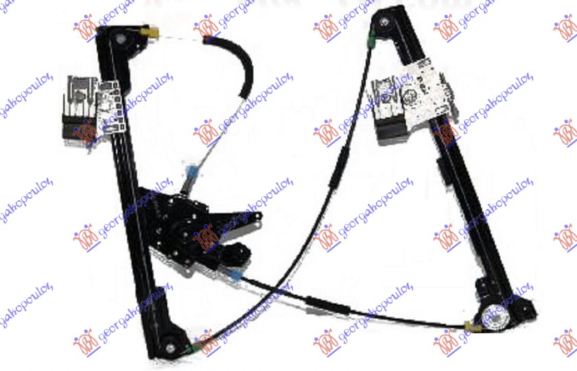 Vw golf iv 1998-2004 (1j1/1j5) PODIZAC PREDNJEG PROZORA ELEKTRICNI (BEZ MOTORA) (CABRIO)