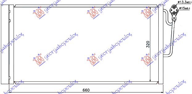 Mini paceman 2013-2016 (r61) HLADNJAK KLIME BENZIN/DIZEL (630x340) (NRF)