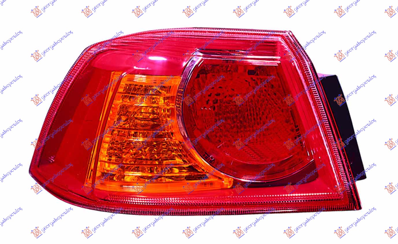 Mitsubishi lancer sedan 08- STOP LAMPA CRVENA SPOLJASNJA 4 VRATA