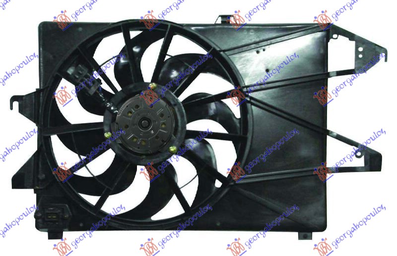 Ford mondeo 00-07 VENTILATOR KOMPLET(JEDAN)1.8-2.0 BEN -02