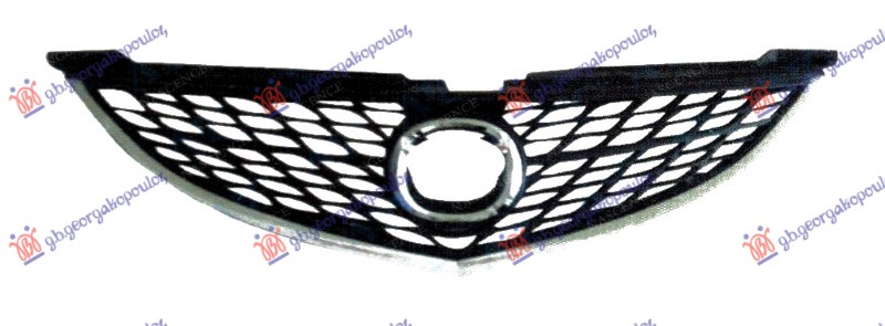 Mazda 6 08-13 PVC MASKA CRNA (HROM OKVIR)