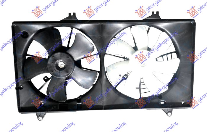 Mazda 6 08-13 VENTILATOR (DUPLI) KOMPLET (2.0 BENZIN)