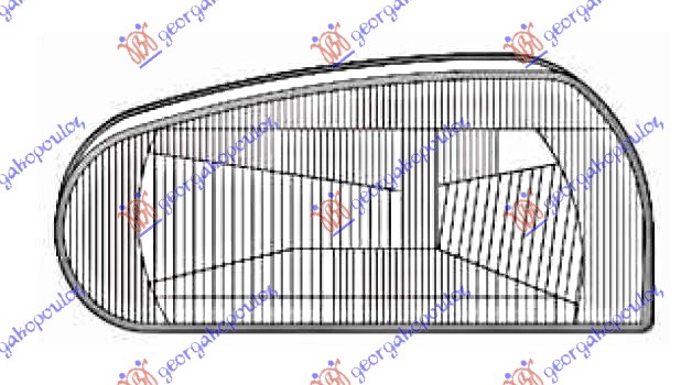 Vw golf iii 92-98 STAKLO FARA