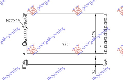 Vw passat 93-96 HLAD 1.6-1.8-2.0-2.8-2.9IVR6cc A/C(72x37