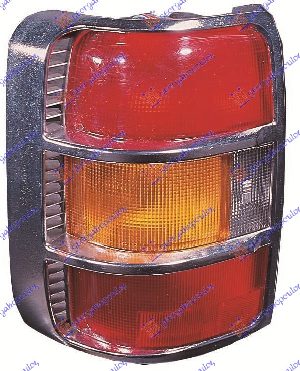 Mitsubishi pajero 96-01 STOP LAMPA (HROM OKVIR) (ZUTI MIGAVAC) (DEPO)