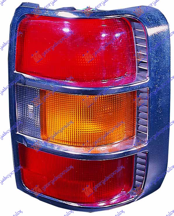 Mitsubishi pajero 96-01 STOP LAMPA (ZUTI MIGAVAC) HROM OKVIR