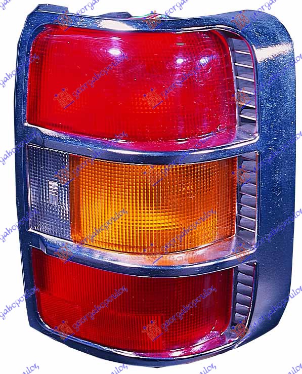 Mitsubishi pajero 96-01 STOP LAMPA (HROM OKVIR) (ZUTI MIGAVAC) (DEPO)