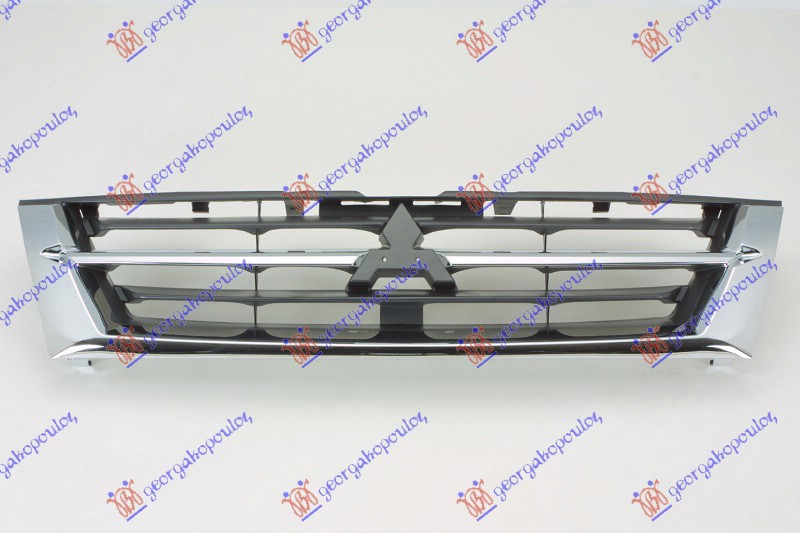 Mitsubishi pajero 01-07 PVC MASKA HROM -03