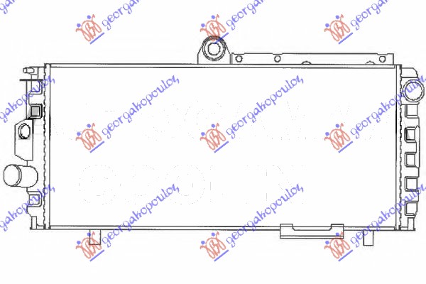 Alfa romeo alfa 33 83-90 HLADNJAK MOTORA 1.2/1.3 (54x25)