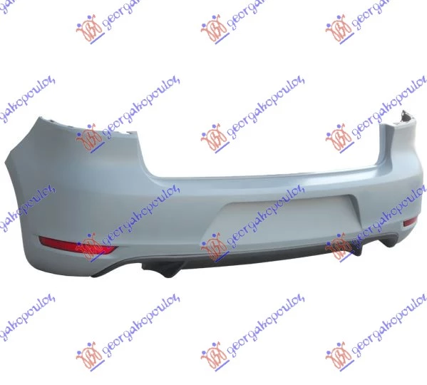 Vw golf vi 08-13 ZADNJI BRANIK (LOOK GTi) 2 ODVOJ. AUSPUH