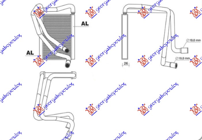 Hyundai i10 07-10 GREJAC KABINE (122x194)