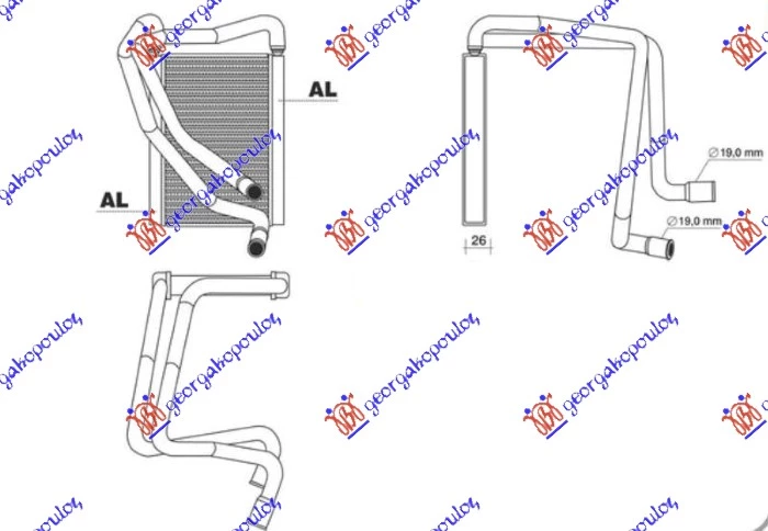 Hyundai i10 10-13 GREJAC KABINE (122x194)