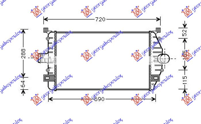 Renault laguna 1998-2000 (b56/556) HLADNJAK INTERKULERA 1.9 TDI DIZEL (600x333)