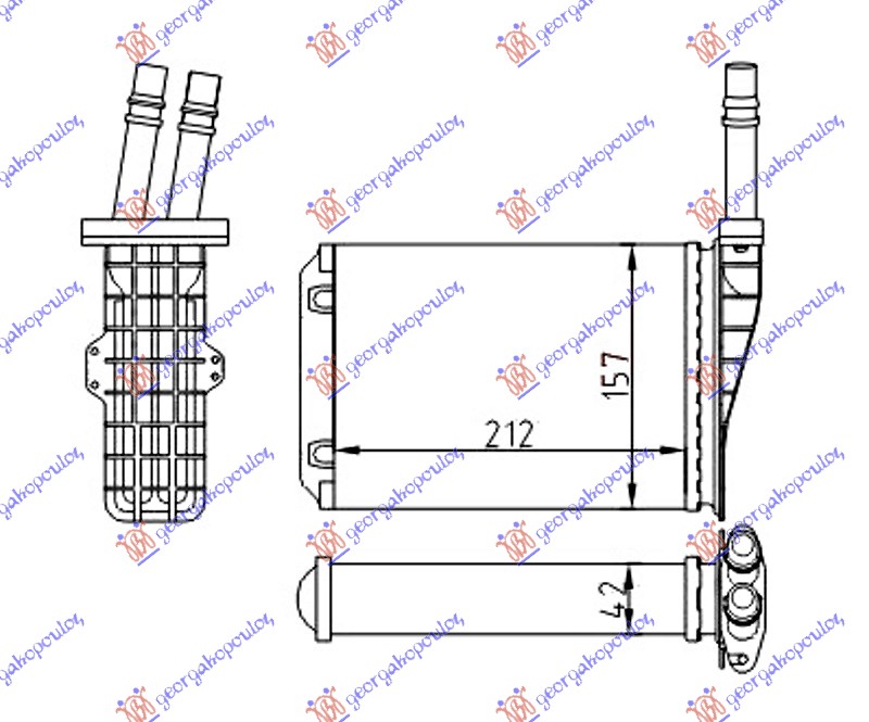 Renault espace 92-03 GREJAC KABINE (M) (210x155x42) 97-