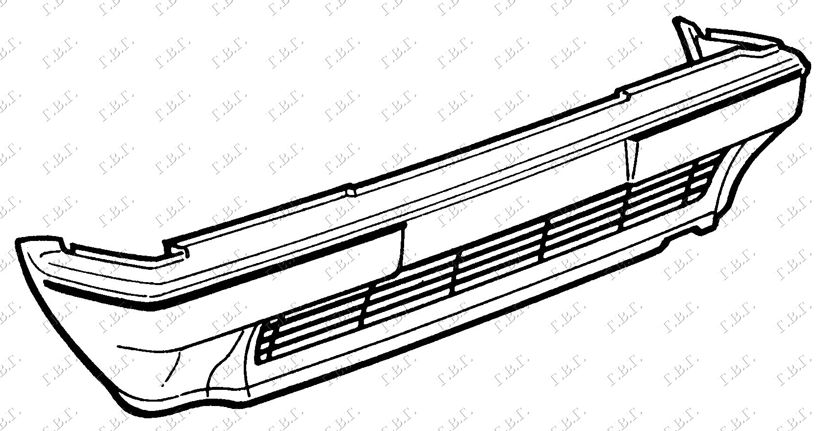 Citroen bx 82-94 PREDNJI BRANIK II