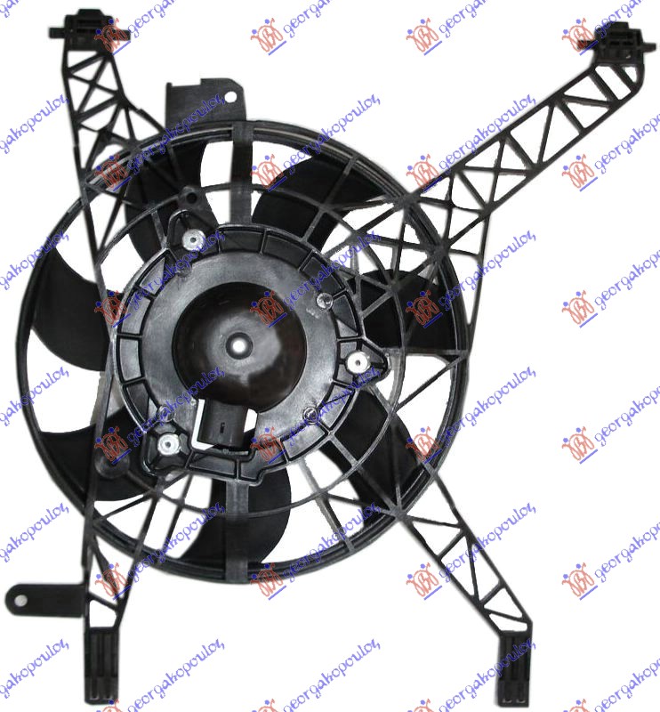 Ford fiesta 08-13 VENTILATOR KOMPLET -A/C BENZIN-DIZEL