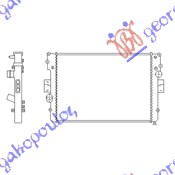 Iveco daily 2007-2011 HLADNJAK MOTORA 2.3/2.8 DIZEL (-AC) (650x450x32) (MARELLI)