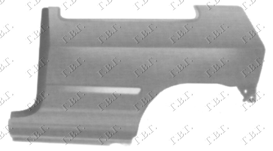 Renault clio i 1994-1995 (b c57/5 357) ZADNJI BLATOBRAN 3 VRATA