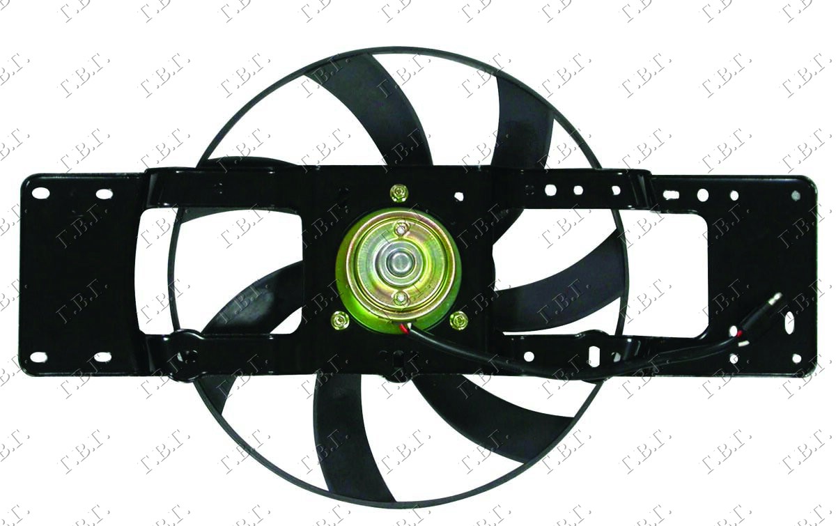 Renault clio 94-95 VENTILATOR KOMPLET (30cm)-A/C BENZIN