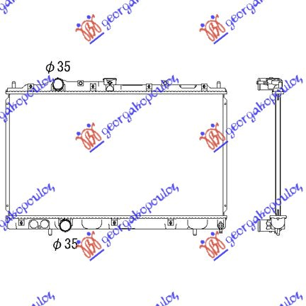 Mitsubishi lancer (ck1) 95-97 HLAD MOTORA 1.3-1.5-1.6-1.4CC (37.5x66)