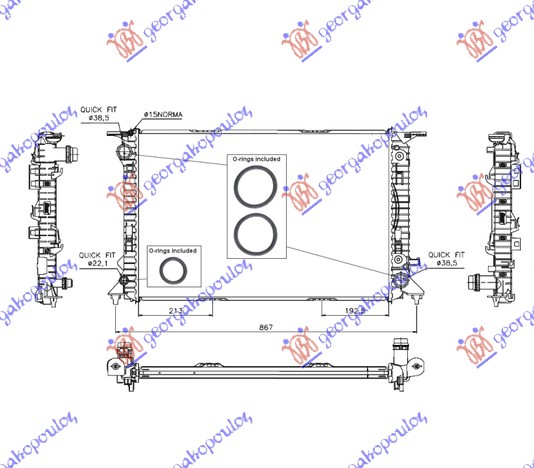 Audi a4 07-11 HLAD.MOTO.2.7-3.0TDi/3.0TFSi-3.2FSI(A/T)