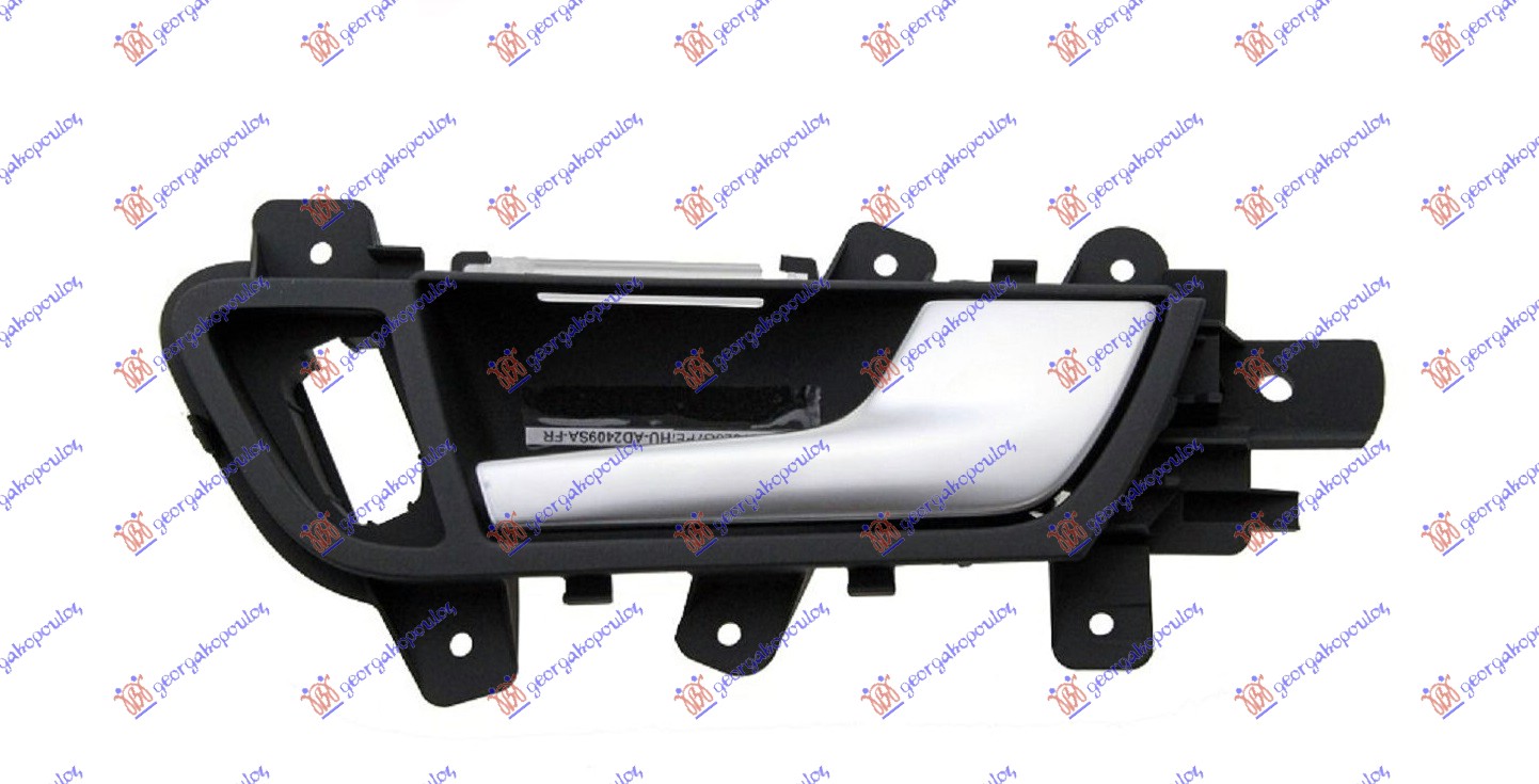 Audi a4 2011-2015 (8kh/8k2/8k5) KVAKA PREDNJIH VRATA UNUTRASNJA SREBRNA/CRNA