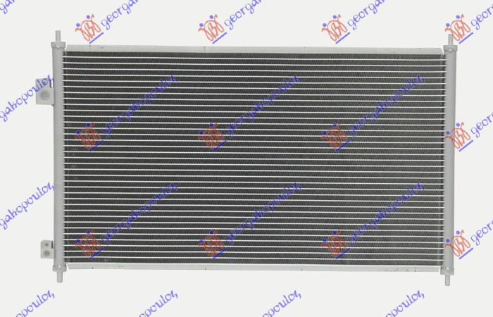 Honda civic sedan 2001-2004 (es/et) HLADNJAK KLIME ZA SVE MODELSE BENZIN (615x345x16) (VALEO)