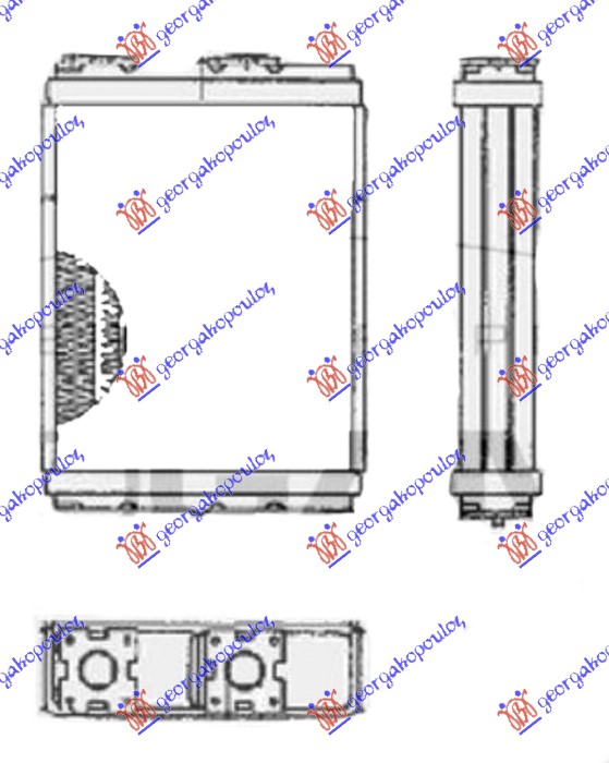 Nissan serena (c23) 92-01 GREJAC KABINE (180x147)