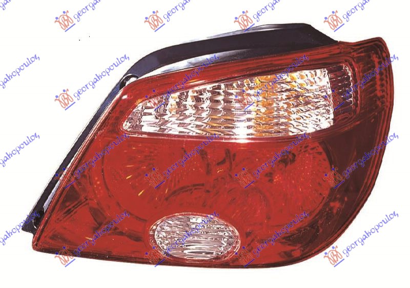 Mitsubishi outlander 03-07 STOP LAMPA 05- CRVENI OKVIR